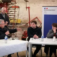 Eric Thirouin, président de l'AGPB, face à la ministre Annie Genevard.