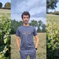 <em class="placeholder">Émilien Bohuon, agriculteur en Ille-en-Vilaine, produit du sarrasin, culture à bas niveau d'intrants</em>