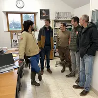 Groupe d'agriculteurs de la SEP de Bord à Brienon-sur-Armançon dans l'Yonne