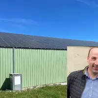 Benoît Mathieu directeur d’Agrisoleil Innovation / un bâtiment agricole photovoltaïque dans l'Aubz