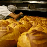 Four à pain dans une boulangerie