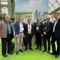 De gauche à droite : Francois Cholat (Snia), Francois Ryckebusch (Unéal), Jean-Francois Arnauld (Duralim), Stéphane Radet (Snia), Alex Doring (Fefac)