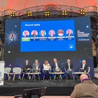 Table ronde sur le changement climatique à la Bourse de commerce européenne le 6 décembre 2024 avec Jean-Pierre Touzet (Crédit agricole), Jean-Philipp