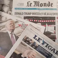 Plusieurs premières pages de la presse française sur l'investiture de Donald Trump