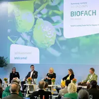 NürnbergMesse press conference on BIOFACH and VIVANESS 
with Dominik Dietz, Director BIOFACH, NürnbergMesse GmbH