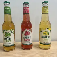 3 saveurs bière Somersby en bouteille, groupe Carslberg.