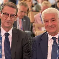 Les présidents de la Fefac (Pedro Cordero), à gauche, et d’Assalzoo (association de référence de l’industrie italienne de l’alimentation animale), Sil