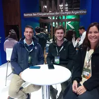 L’équipe commerciale de l’Association argentines de coopératives agricoles (ACA), interrogée lors du congrès AAPRESID de Buenos Aires en août dernier