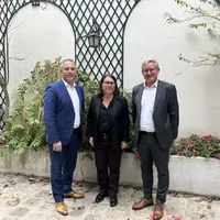 De gauche à droite : Olivier Paul (Lidea), président de l'UFS, Rachel Blumel, directrice générale de l'UFS, et Rémi Bastien (Limagrain), vice-présiden