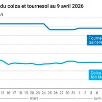 Prix du colza et tournesol en France