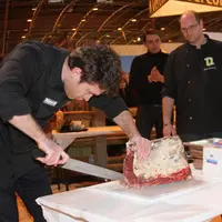 Le lancement officiel s'est déroulé au SIA en présence de trois grands chef du Nord-Pas de Calais et des établissements Lesage impliqués dans le dével