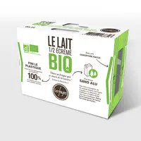 Pack lait bio Les Fayes (groupe Terra Lacta)