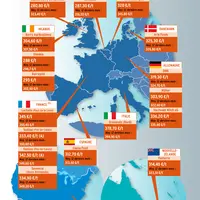 carte des prix du lait de mai 2020 dans le monde