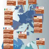 carte des prix du lait de novembre 2019 dans le monde