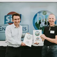 Sebastien Floc'h, DG Sill entreprise et Jan Zuurbier, coprésident OP lait bio Seine et Loire