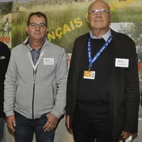 François Heyraud et François Anglade, président et trésorier d’Afdi Auvergne. « Avec des petits moyens, nous pouvons permettre à beaucoup de personnes