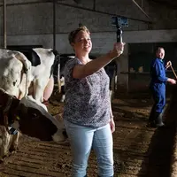 Heleen Lansink-Marissen, éleveuse de 85 laitières, aux Pays-Bas. © DR