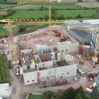 Le chantier de l'unité U3, à l'automne 2019.  © Isigny Sainte Mère
