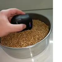 La fiabilité du microcapteur est déjà vérifiée pour du grain.  © Arvalis-Institut du végétal