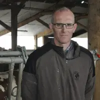 « Nous avons l’habitude de travailler en autonomie. » Benoît Bonnet, responsable du troupeau laitier. © B. Griffoul
