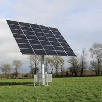 Installé en juillet dernier, le tracker solaire à cellules bifaces pourrait permettre d’économiser 3 944 euros d’électricité par an. © F. Mechekour