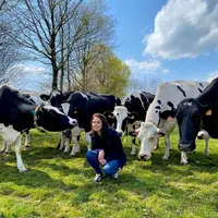 Lucie Prunier, de la ferme de la Talboisière, dans l'Orne