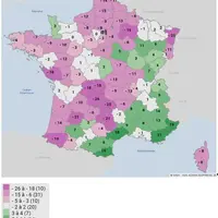 L'effet total – avec un écorégime uniforme à 64 €/ha, la convergence, et les nouvelles aides couplées à l'UGB et végétales.