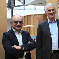 Christian Griner, directeur général du groupe Even, et Guy Le Bars, président d'Even.
