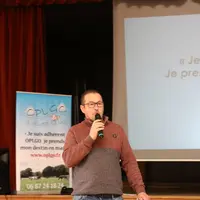 Frédéric Epineau, président de l'OPLGO, qui représente 1 008 adhérents pour près de 685 millions de litres de lait contractuels.