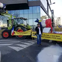 Adrien Lefèvre, président de l'Apli. « Nous montrons les incohérences de la distribution, entre leur discours de soutien aux éleveurs et les pratiques