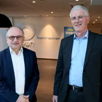 Christian Griner, directeur général, et Guy Le Bars, président du conseil d'administration.