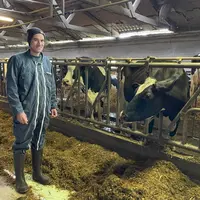 Romain Blanc, éleveur, vaches, cornadis