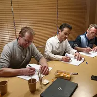 Nicolas Legentil (FMB Normandie), Fabien Choiseau (Lactalis), Emmanuel Binois (FMB Grand Ouest)