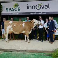 championne jeune du concours européen simmental space 2023