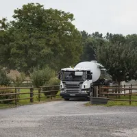 Camion de collecte du lait
