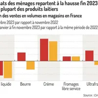 Produits laitiers : la consommation des ménages français reprend des couleurs