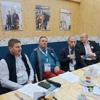 Elus FNPL au salon de l'agriculture 2024 : Yoann Barbe, Ghislain de Viron, Thierry Roquefeuil,Ludovic Blin