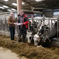 éleveurs devant vaches laitières cornadis mycotoxines