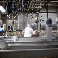 intérieur d'une usine d'Arla Foods