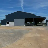 bâtiment vaches laitières ouvert