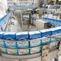 chaîne de fabrication de briques de lait Lactel