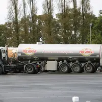 camion de collecte Lactalis