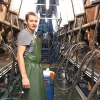 Cyril Mignon, éleveur laitier dans le Finistère