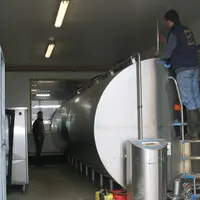 tank à lait en élevage