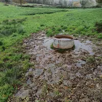 abreuvoir en zone humide