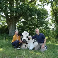 <em class="placeholder">Elisabeth et Mickaël Lepage, éleveurs bio à Changé, en Mayenne </em>