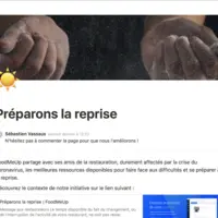 Foodmeup lance la page Préparons la reprise