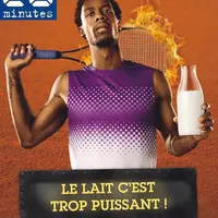 Gaël Monfils en couverture du quotidien gratuit 20 Minutes.