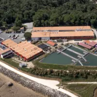 Vue aérienne de la station Ifremer de La Tremblade