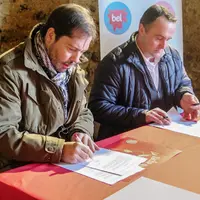 Antoine Fiévet, PDG de Bel, et
Gilles Pousse, président de l’APBO